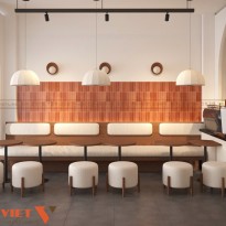 Thiết kế quán coffee diện tích 50m2 tại Vân Trung Bắc Ninh  